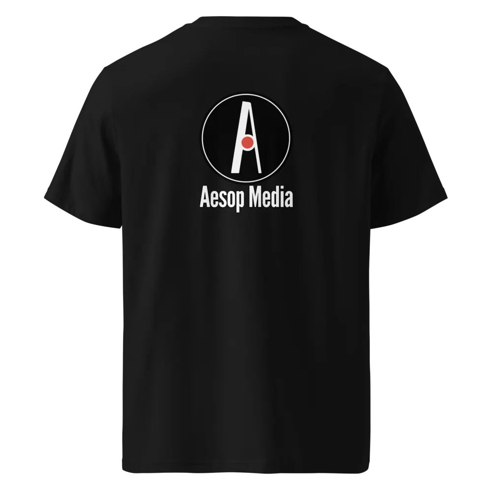 Aesop Media T-Shirt (black organic cotton) product image (3)