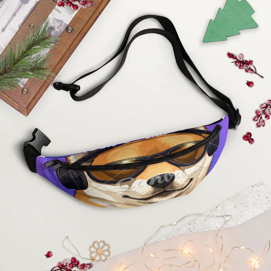 Cool Canine All-Over Fanny Pack product image (7)