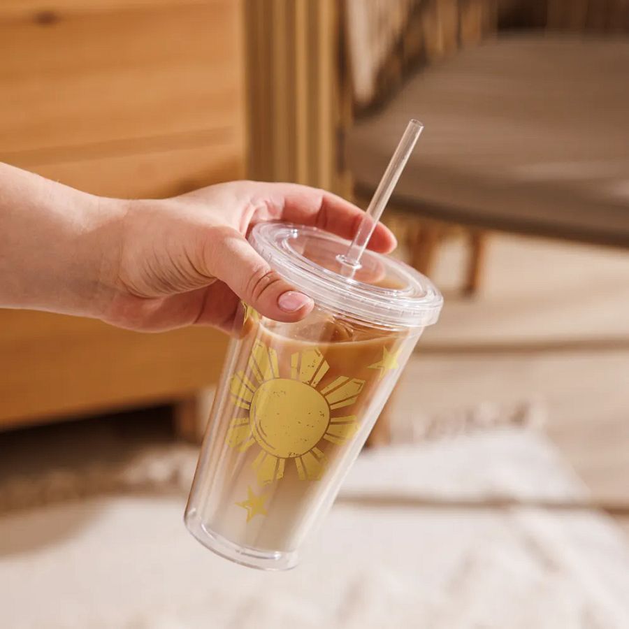 Pinas Clear Tumbler (Gold Star) product image (9)