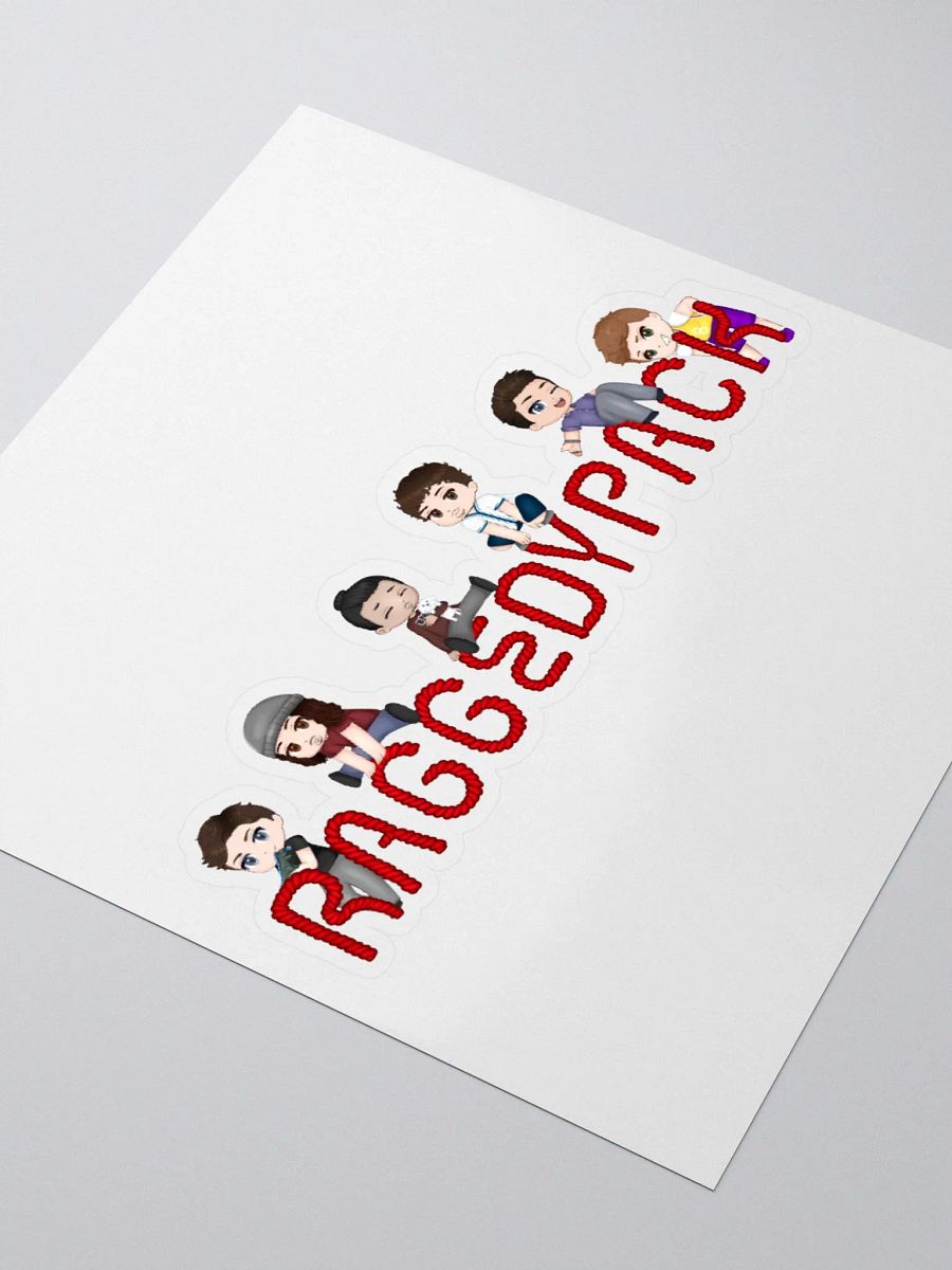 Raggedy Pack Chibi Horizontal Sticker product image (9)