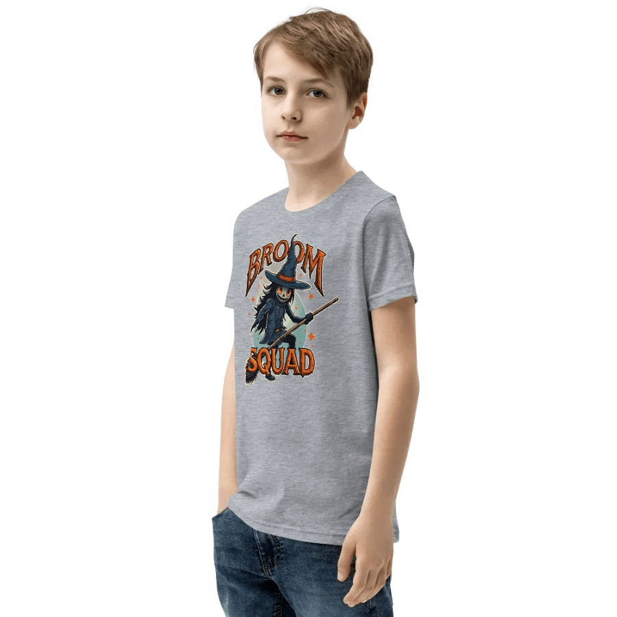 Witchy Broom Squad Youth Tee product image (4)
