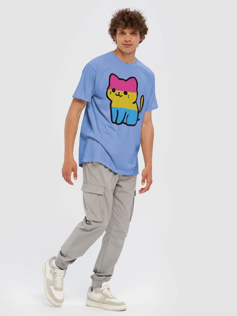 Pansexual Pride Kitty Man's Shirt product image (90)