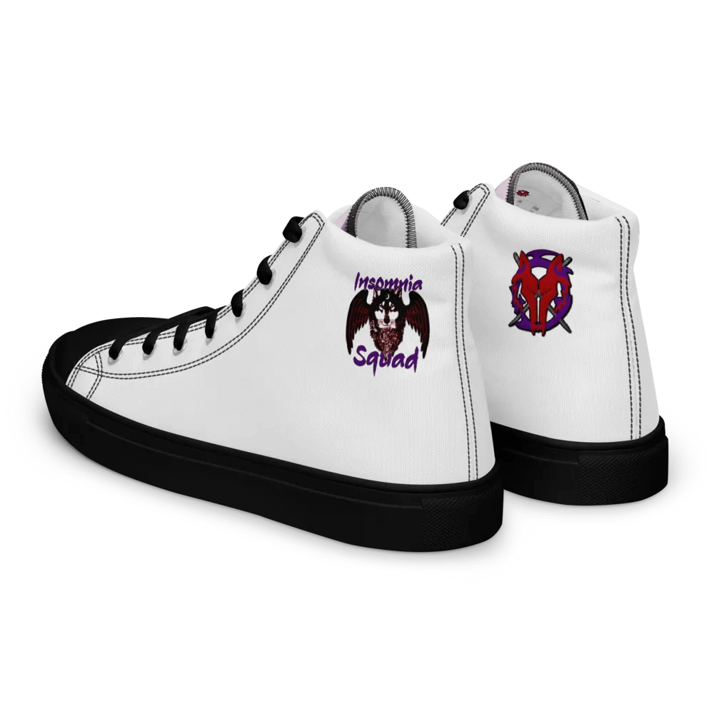 Men's White Insomnia Squad Canvas Hi-Tops product image (6)