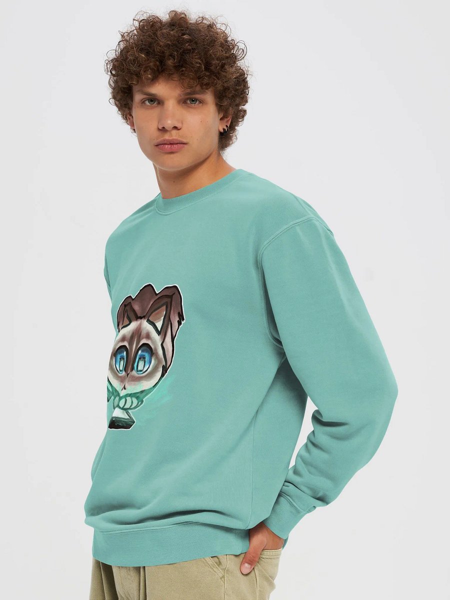 Not Lazy (No Text) - Vintage Pigment Dyed Crew Sweatshirt product image (67)