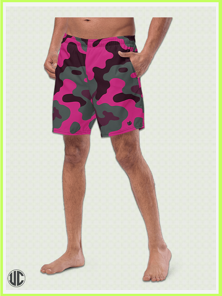 Savage Woodland Camo – Men’s Swim Trunks product image (1)