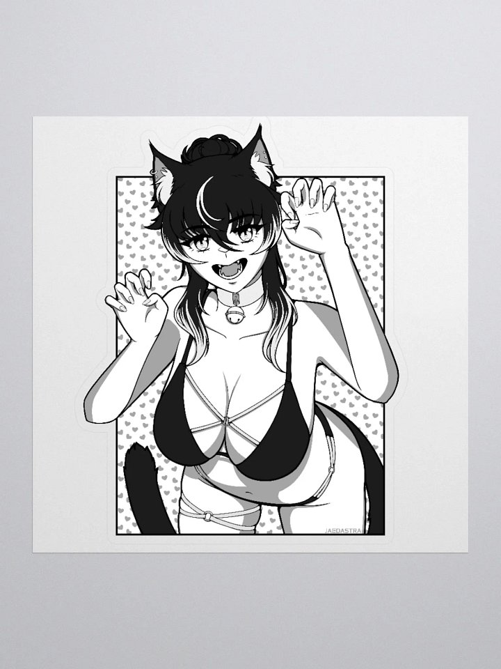 Kat Shaker Clear Sticker product image (1)