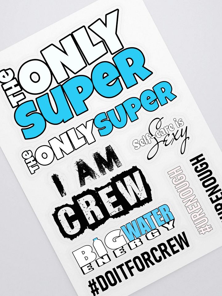 TheOnlySuper - Sticker Sheet product image (1)