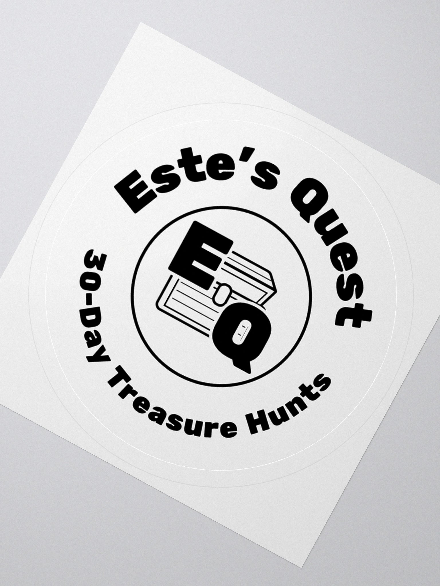 EQ circular logo sticker product image (3)