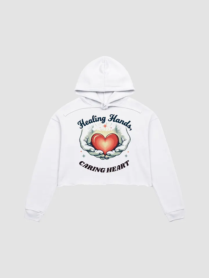 Healing Hands - Caring Heart Crop Hoodie product image (2)