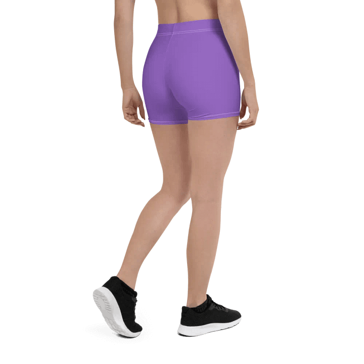 Plain Color Amethyst Bike Shorts product image (2)