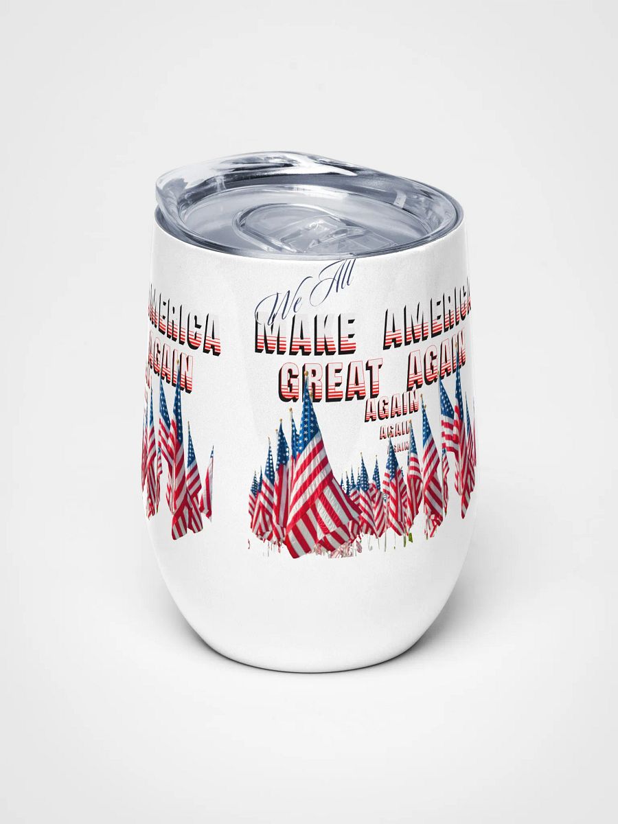 Maga again Wine tumbler moms dads friends product image (5)