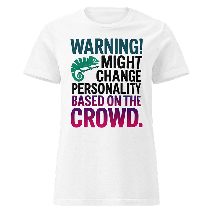Change Personality Reflector & Open G Center Tshirt (female Fit) product image (2)