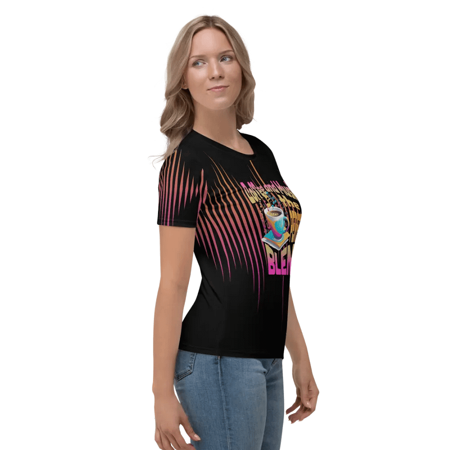 Coffee and Music the Perfect Blend All Over Print T-shirt product image (4)
