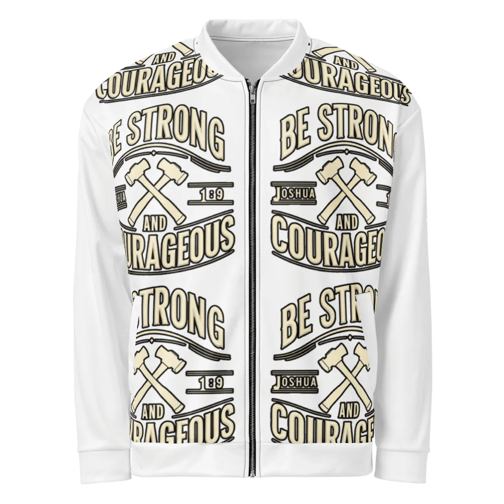 Be Strong and Courageous Bomber Jacket product image (2)