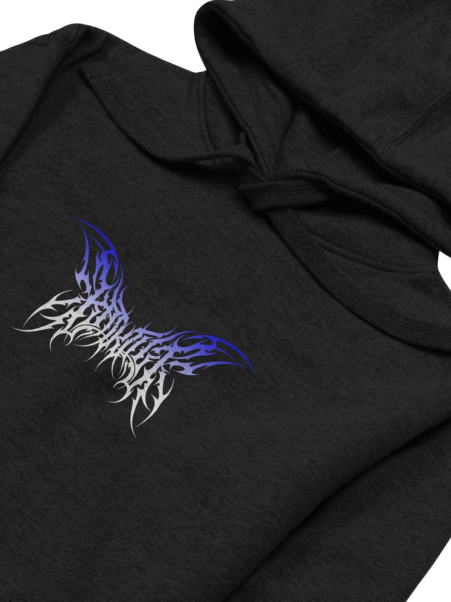 Kat Kult Hoodie (Blue & White logo) product image (10)