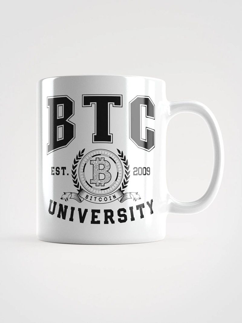 Bitcoin BTC University College Crypto Currency Blockchain Mug