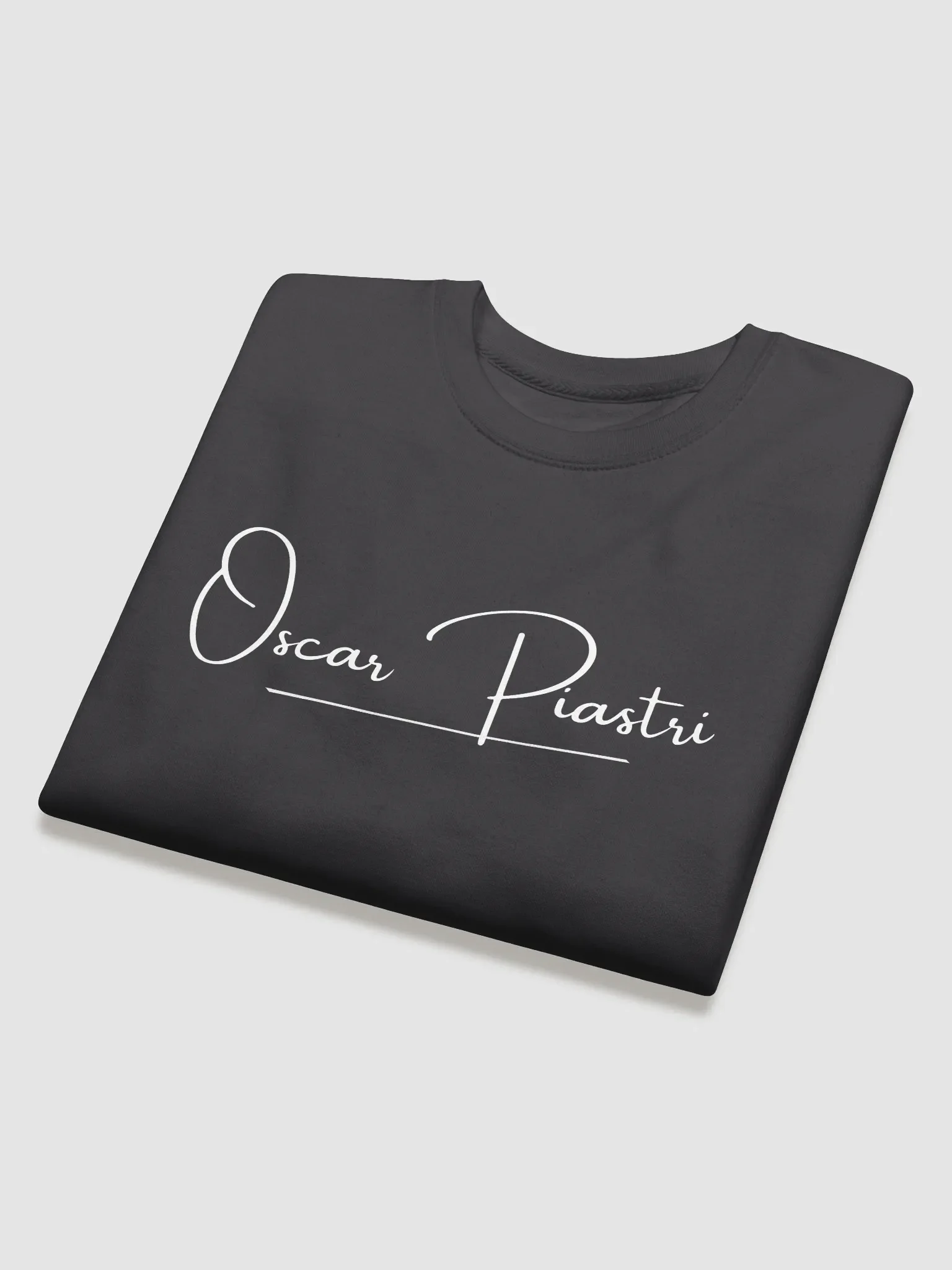 Oscar Piastri Signature Grey Crewneck Sweatshirt product image (4)