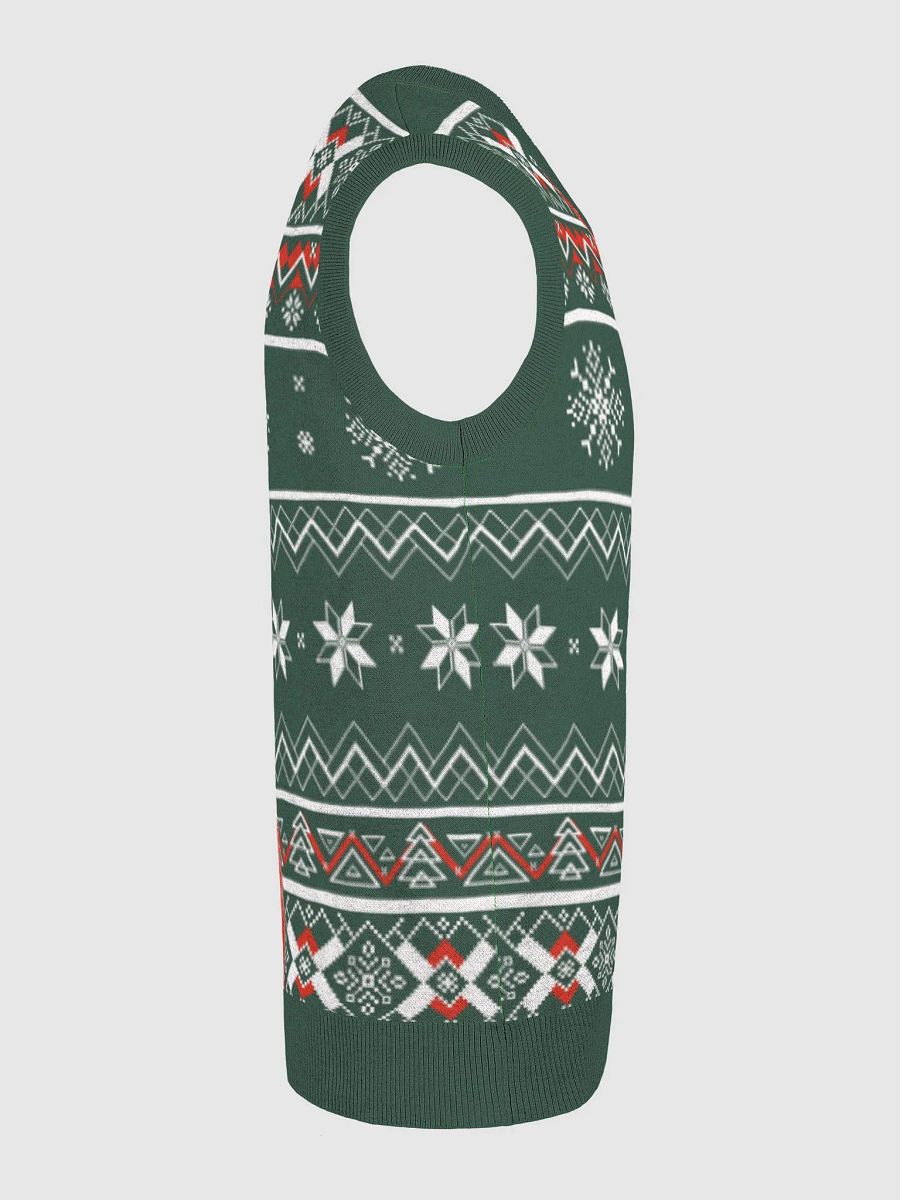 Cozy Jacquard V-Neck Vest product image (7)