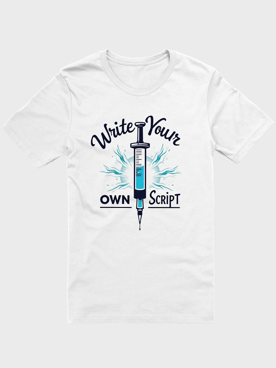 Ethereal Script Syringe T-Shirt product image (1)