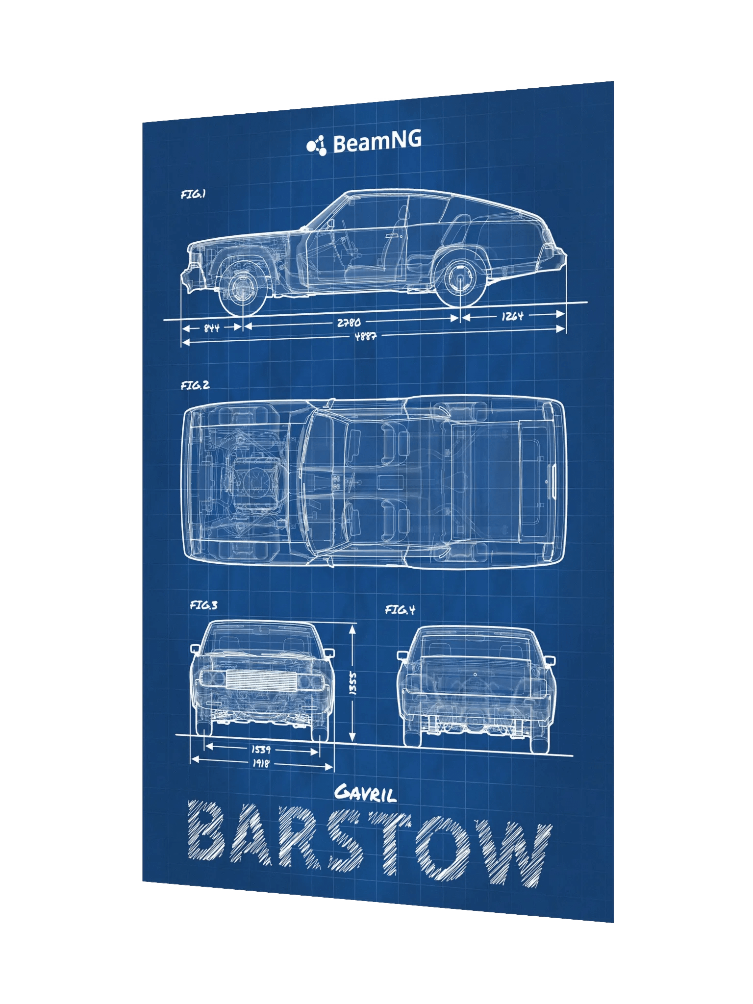 Gavril Barstow Blueprint Poster product image (3)