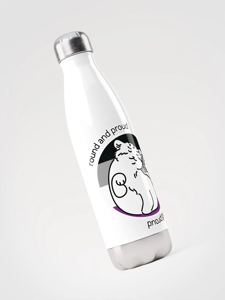 Round and Proud Manul Pride Asexual Version - Bottle product image (3)