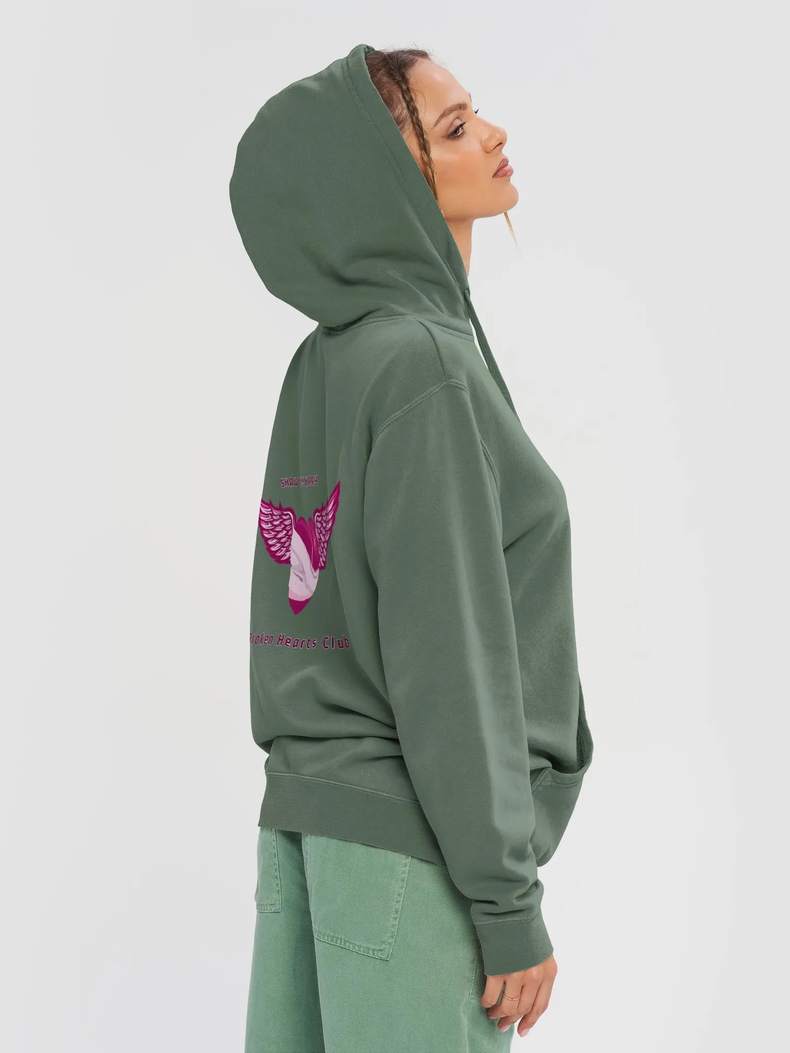 Pretty in Pink Pigment Hoodie product image (67)