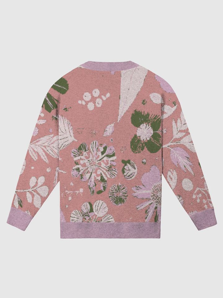 Floral Reverie: Pressed Petals: Knitted Crewneck Sweater Relaxed Fit product image (8)