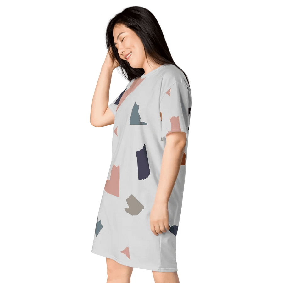 All-Over Print T-Shirt Dress product image (3)