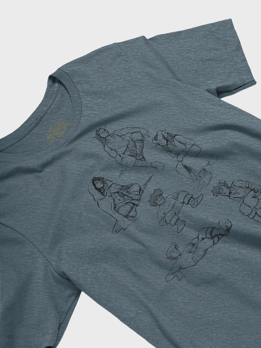 Dragoones Sketch Heroes Tshirt product image (23)