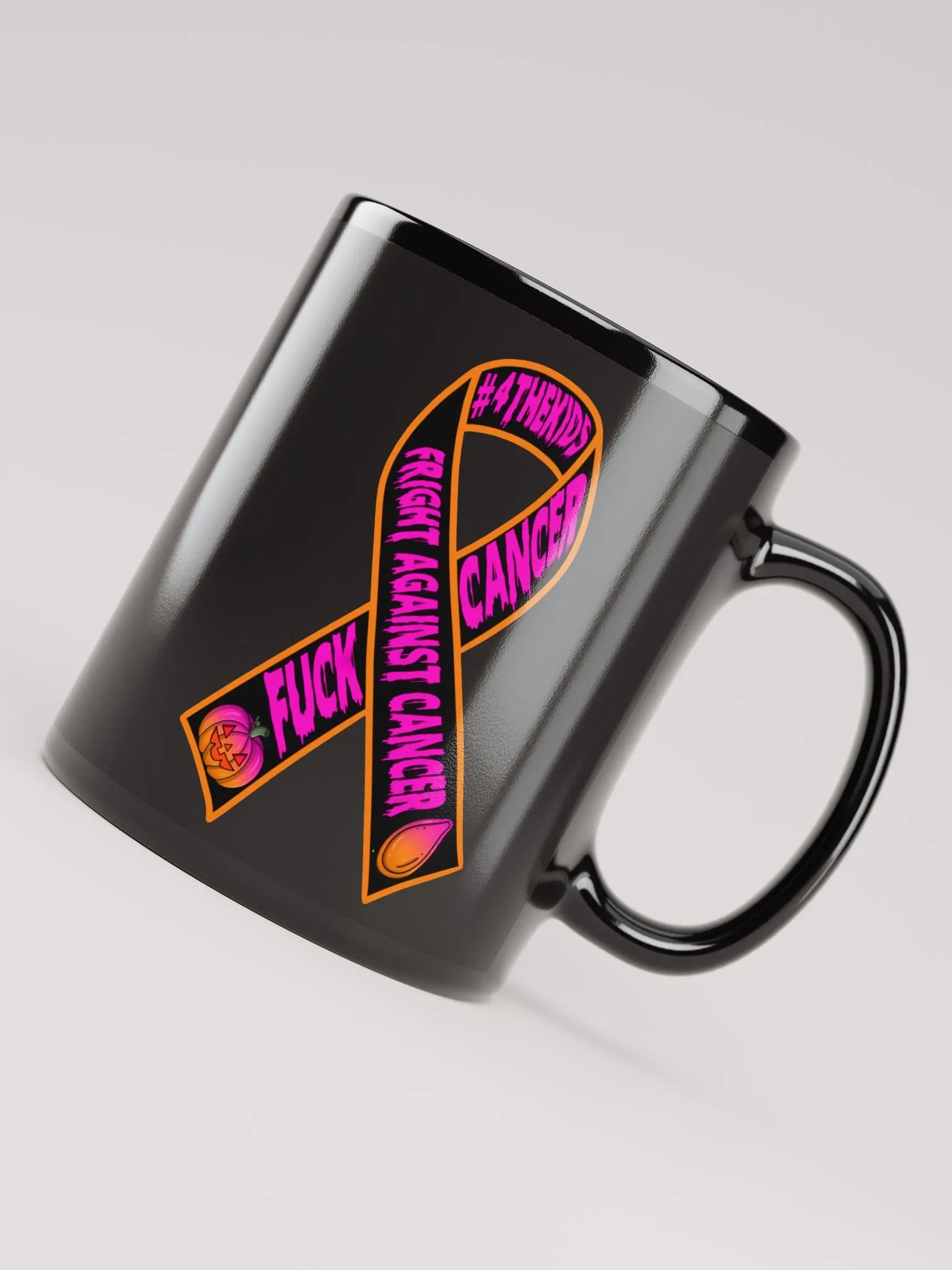 Cancer Sucks Balls - Black Mug product image (8)