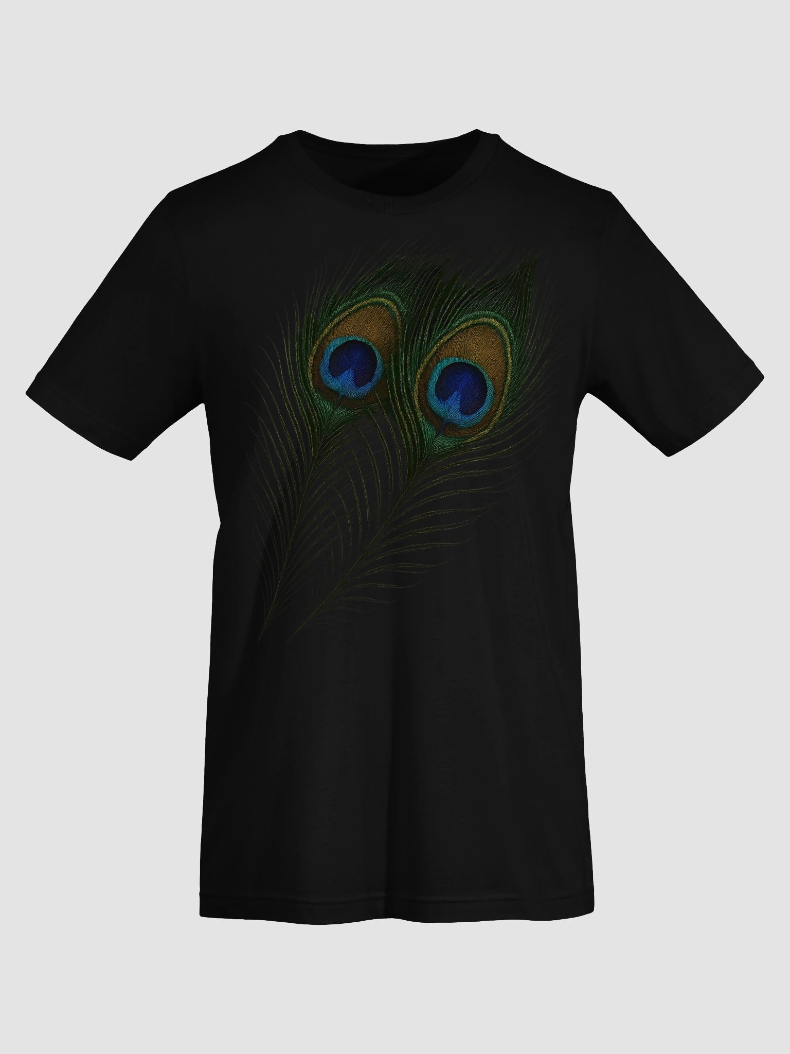 Iridescent Peacock Feather T-Shirt product image (11)