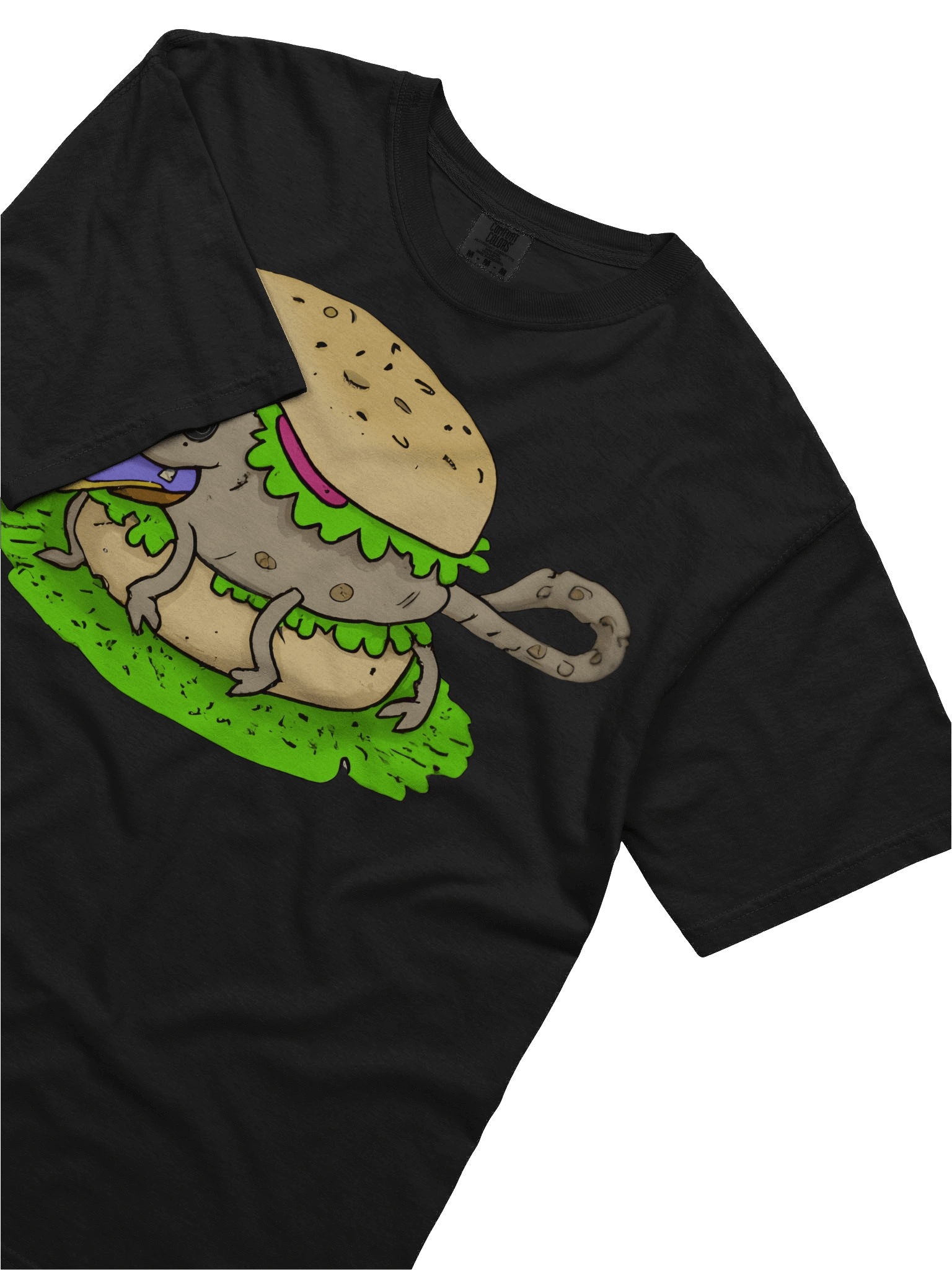 Water-Bear Burger Tee — Cute Science Shirt 🍔🐻 product image (5)