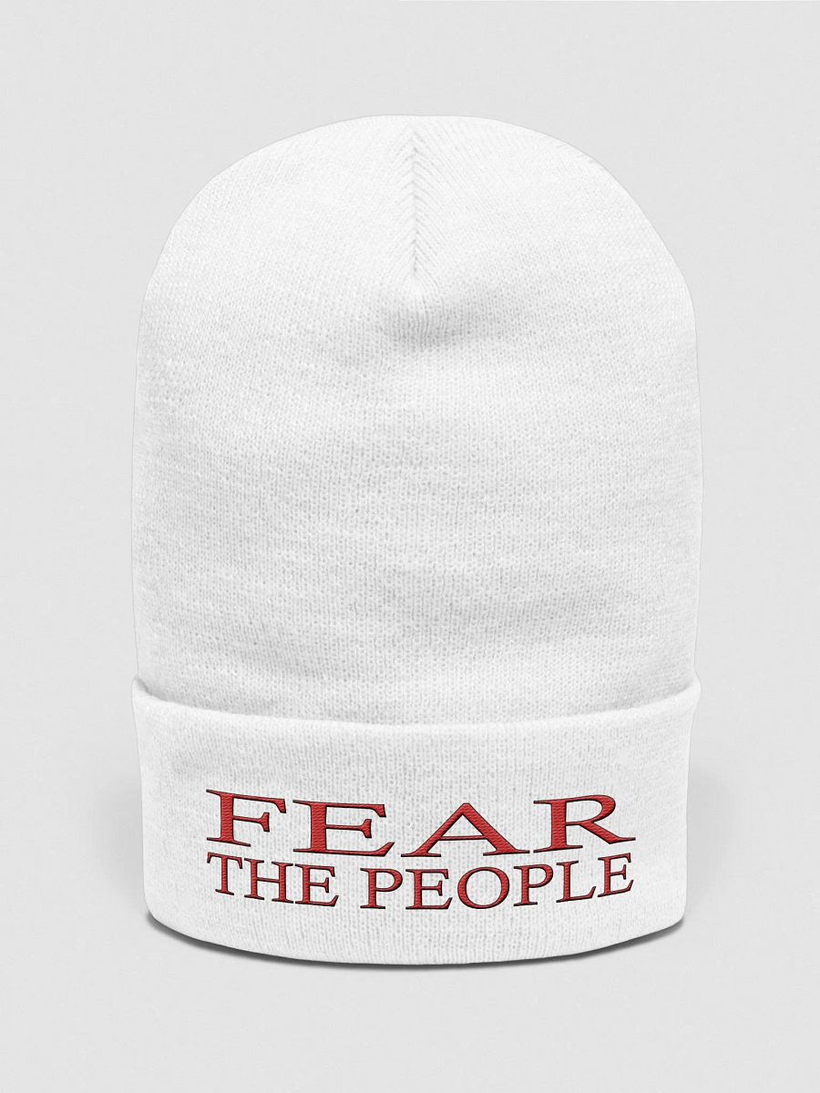 Fear The People - Red - Yupoong Cuffed Beanie product image (1)