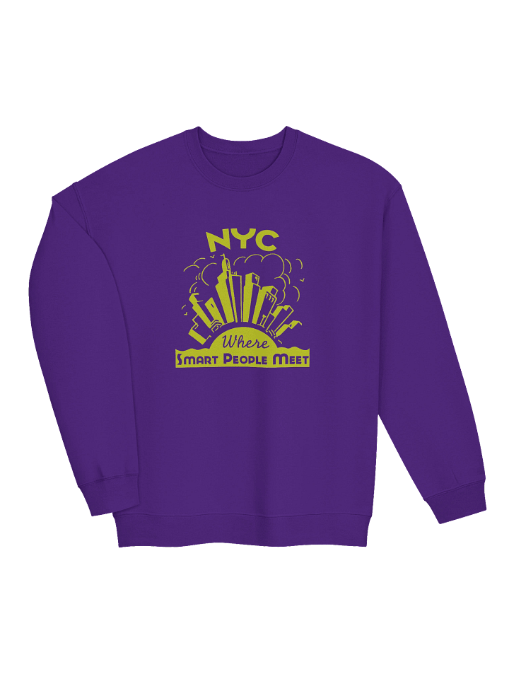 'NYC Smart' Sweatshirt — Dark product image (2)