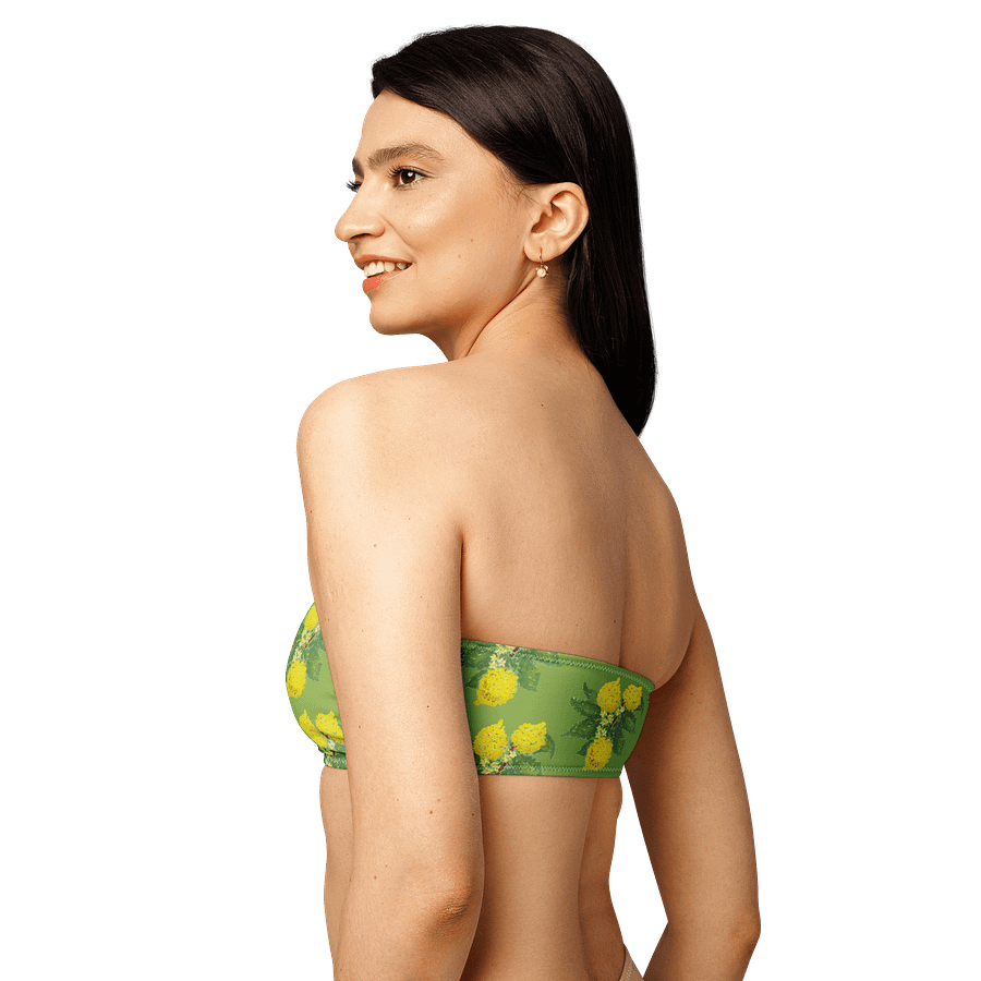 Lemon Love Recycled Bandeau Bikini Top product image (6)