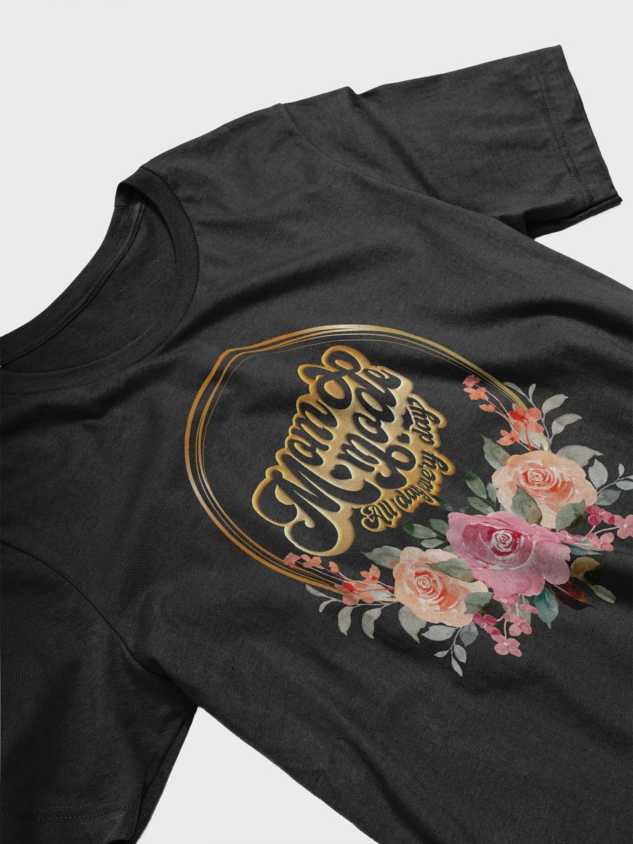 Mothers Day Floral Wreath Mom Mode T-Shirt product image (3)