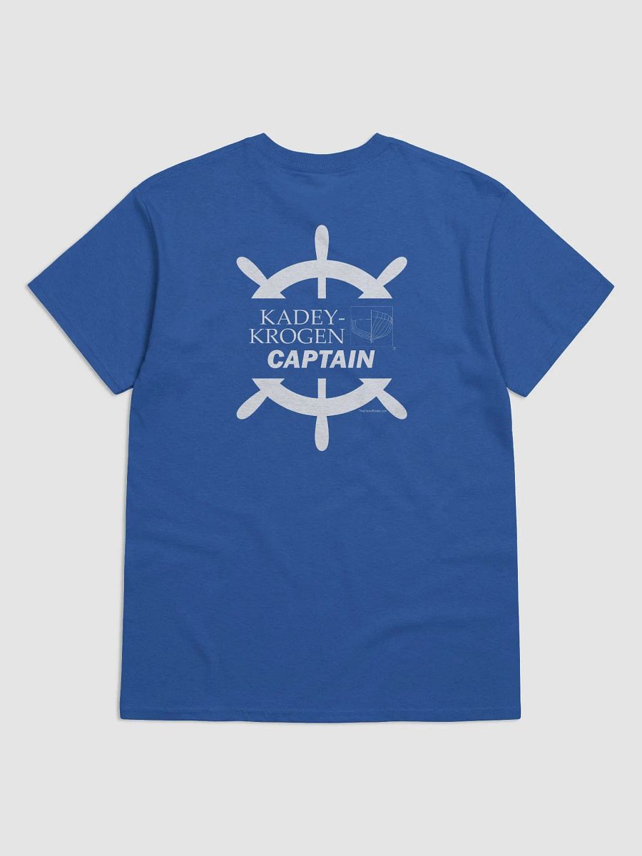 Kadey-Krogen Captain - T-Shirt - Dark Shirt w/White Logo product image (4)