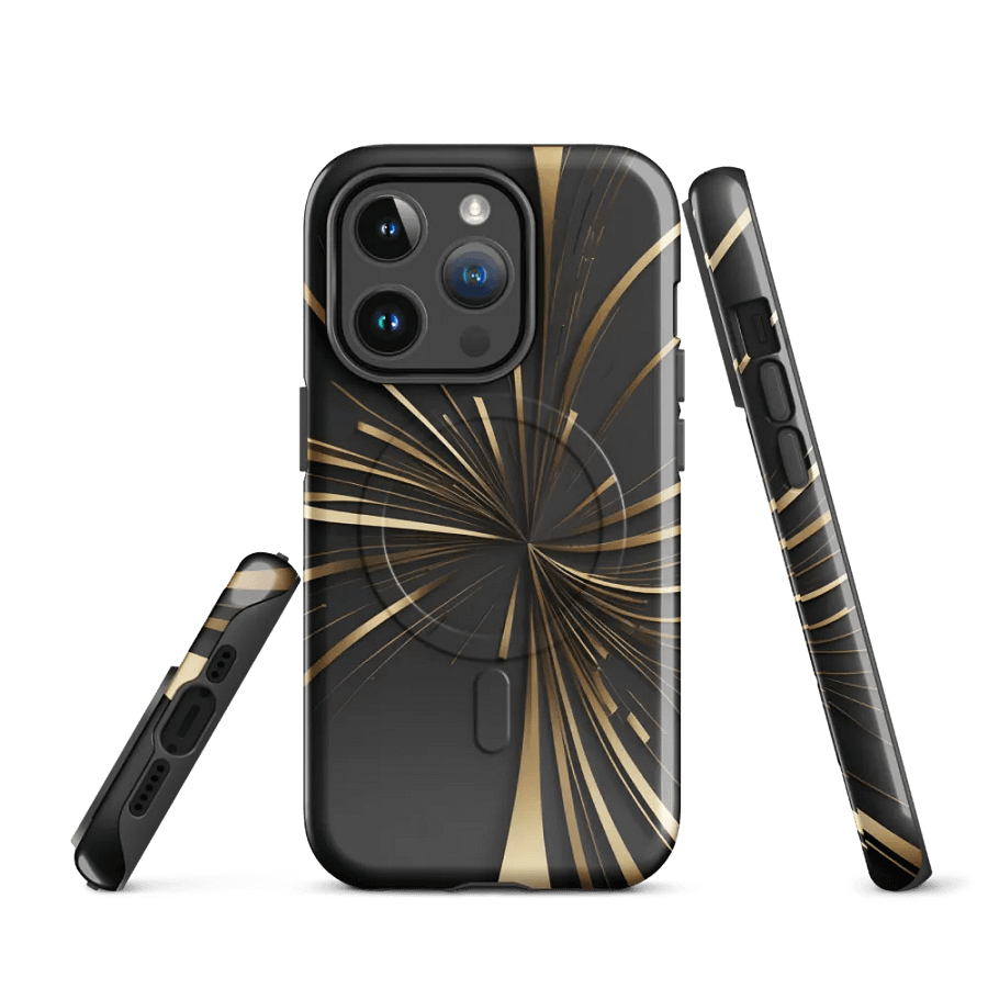 MagSafe® Tough Case for iPhone – The golden Lines Nr. 1 product image (1)