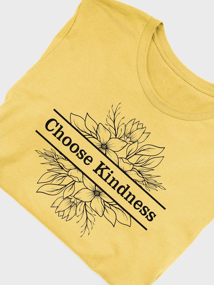 Choose Kindness Inspirational Floral T-Shirt product image (3)