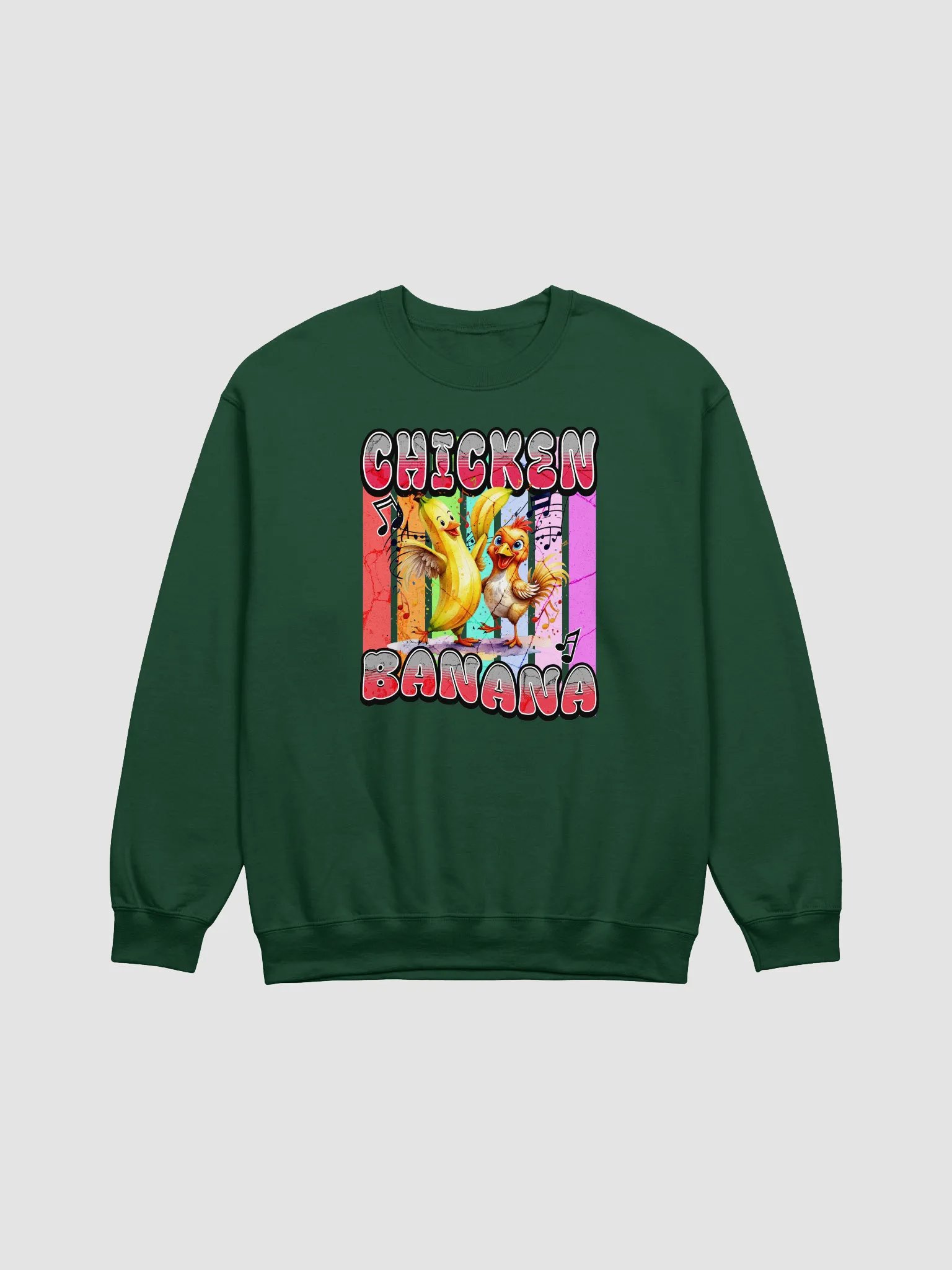 Chicken Banana Cheerful Crewneck product image (3)