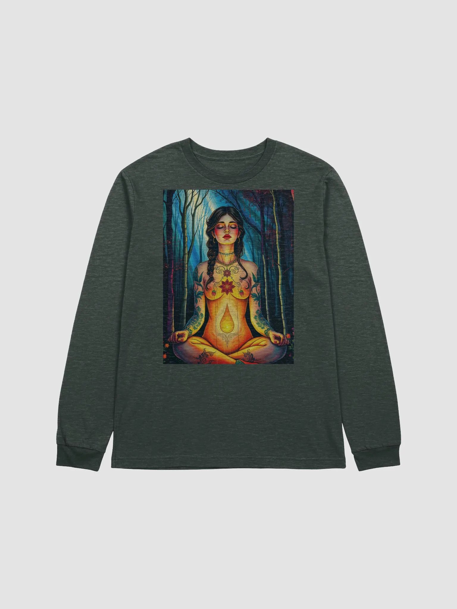 Enchanted Forest Meditation Long Sleeve Tee product image (1)