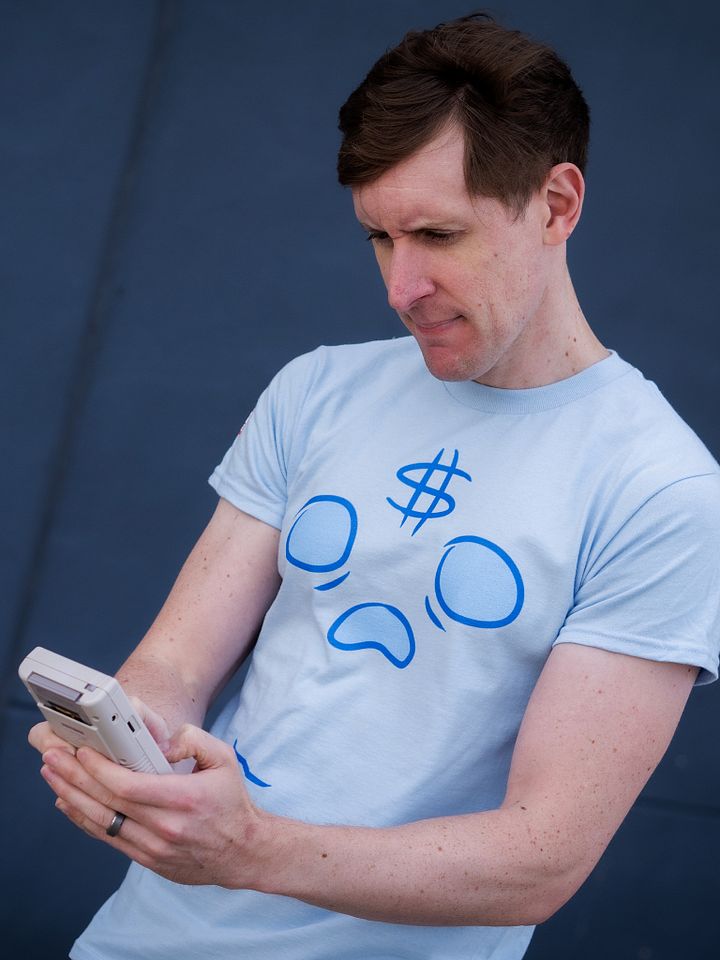 Blue Money Ghost Face T-Shirt product image (1)