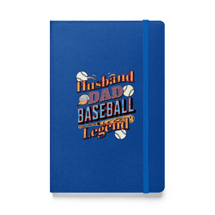 Husband Dad Baseball Legend Hardcover Journal product image (1)