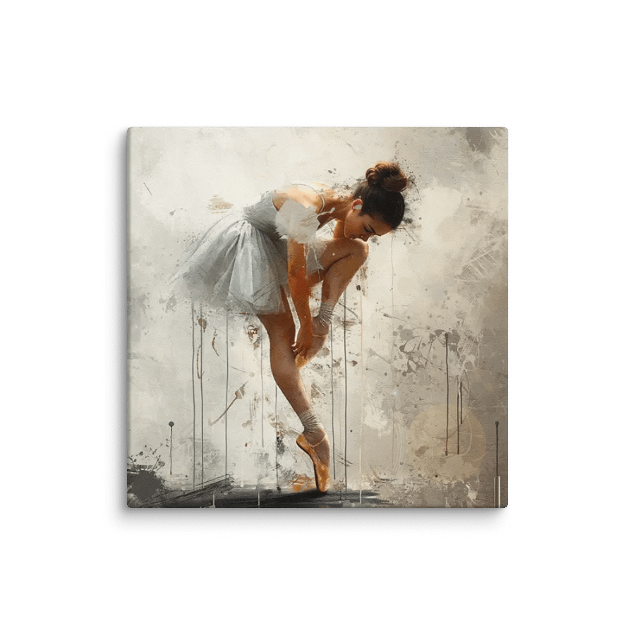 Ballet - Tying her Pointe Shoes - Designed by ChimberArt product image (12)