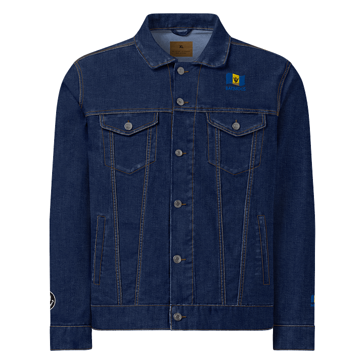 Trident Flag Barbados Denim Jacket product image (5)