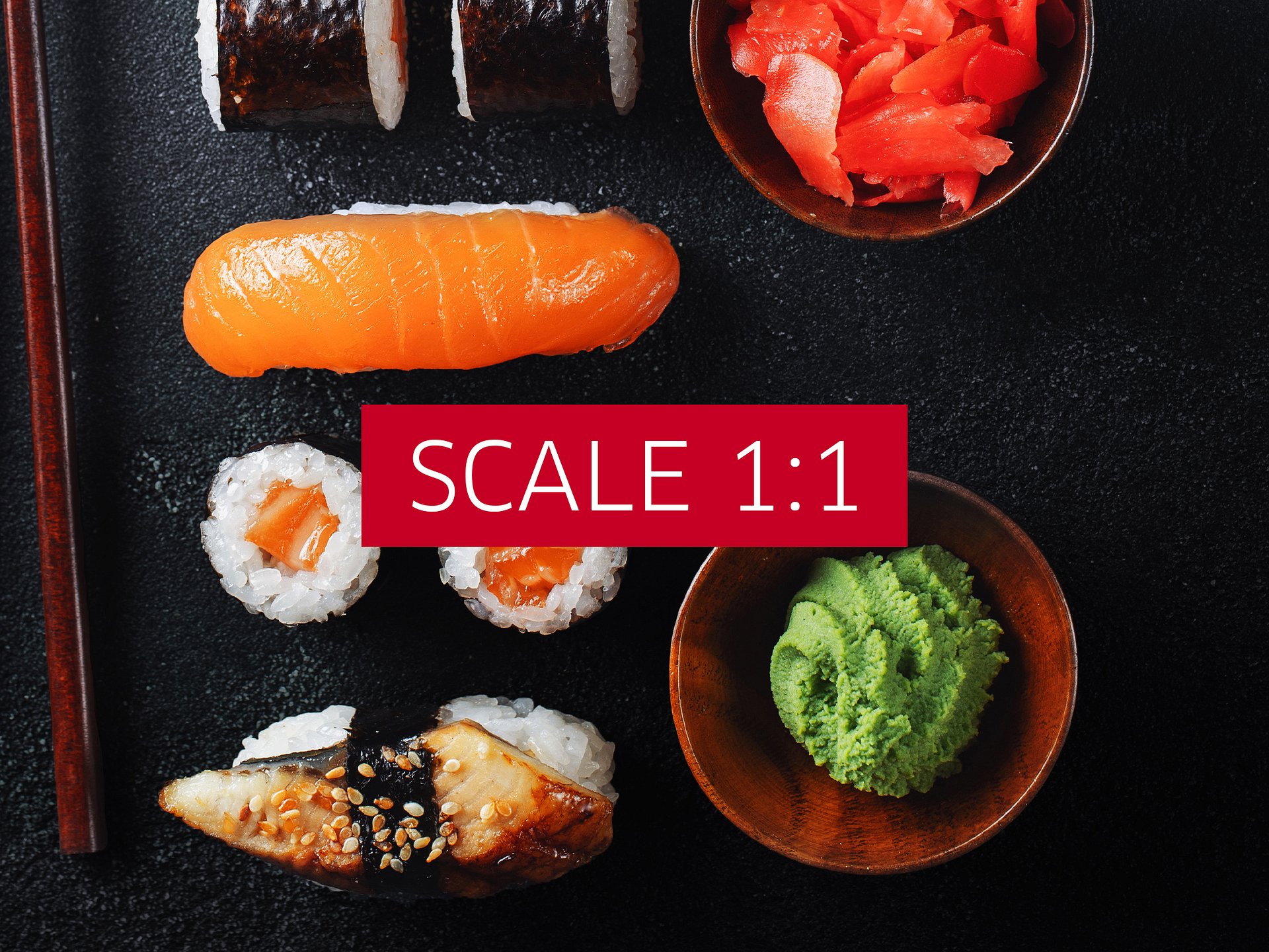 Sushi (Japan, Japanese cuisine) — Food kitchen poster/blackboard, kitchen decor, kitchen wall art, aesthetic poster, minimalist poster product image (5)