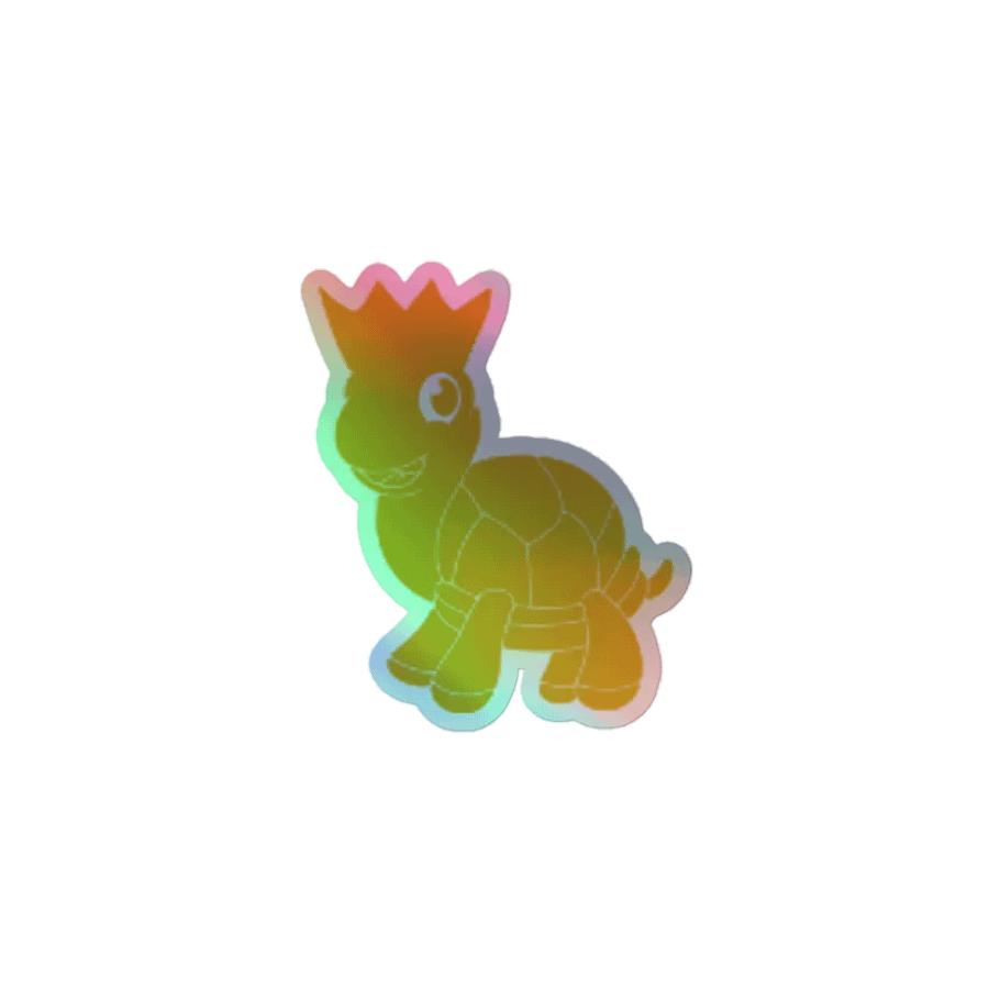 Royal Turtle Holographic Sticker product image (1)