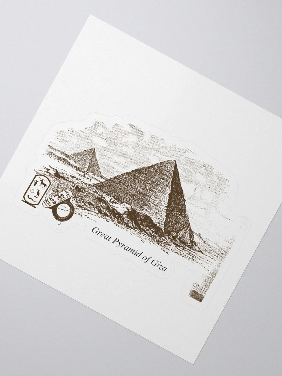 Great Pyramid of Giza - Scientific Illustration Stickers product image (2)