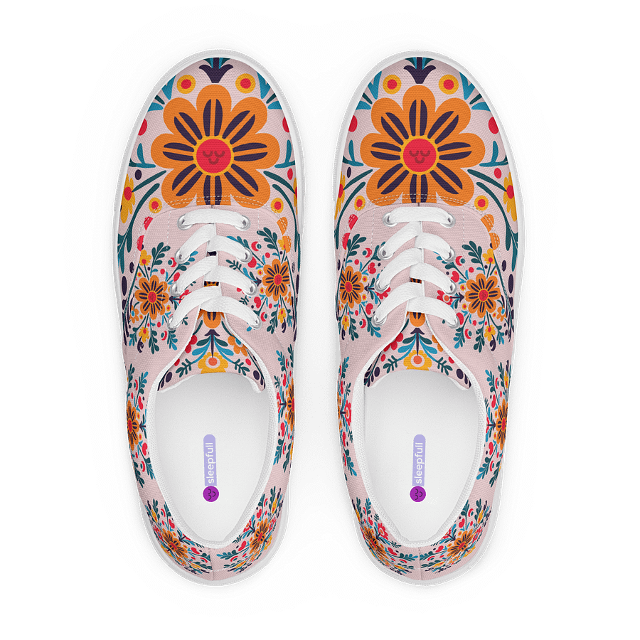 Quiet Mind Lace-Up Canvas Shoes product image (1)