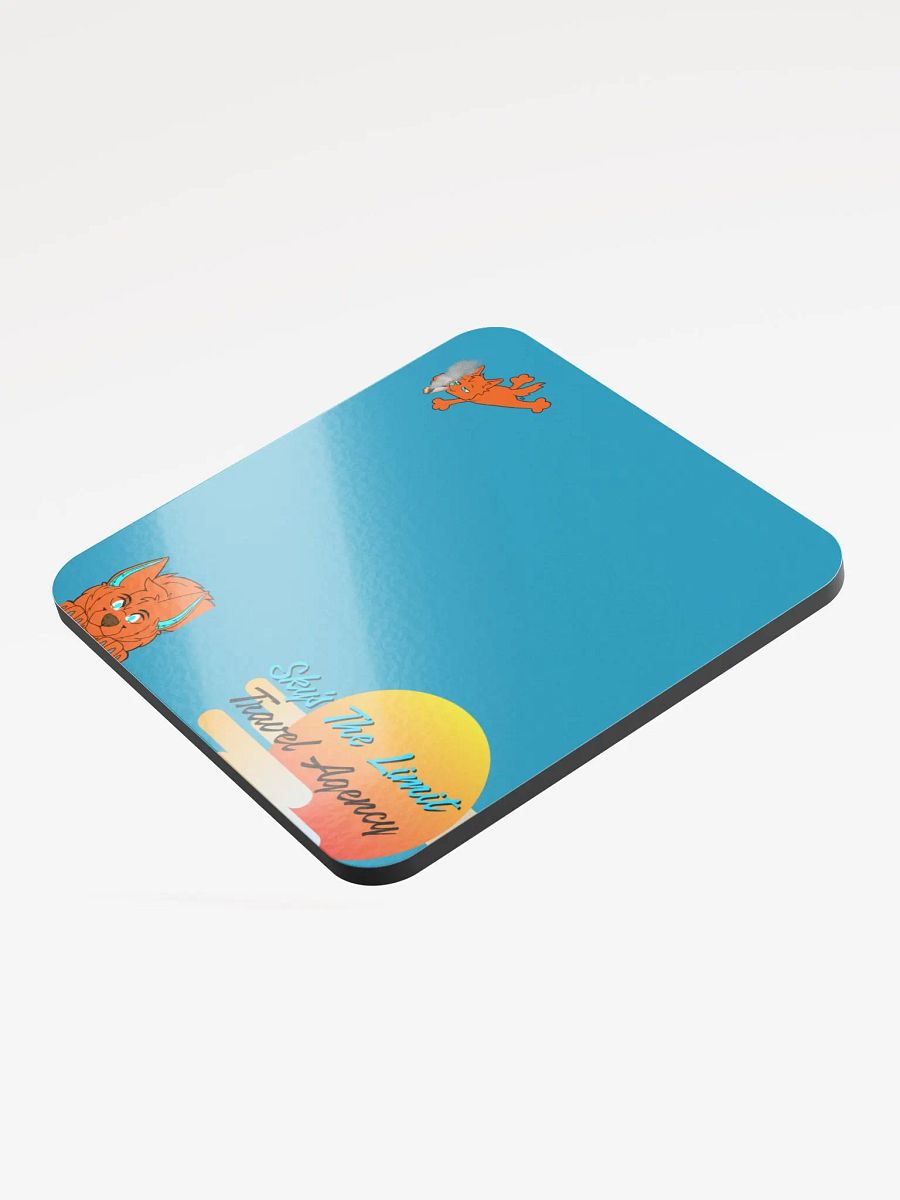 Sky's The Limit Travel Agency Cork Coaster product image (3)